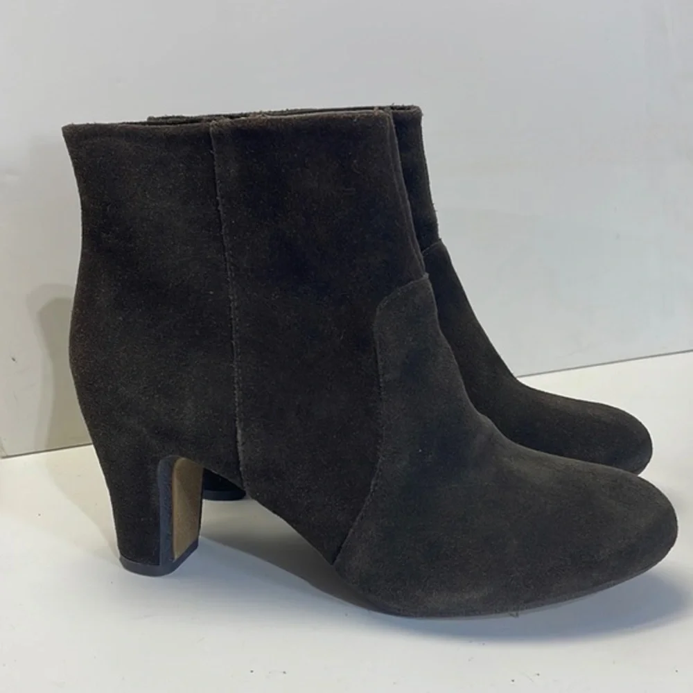 Kenneth Cole Reaction Look Over Here, brown suede booties